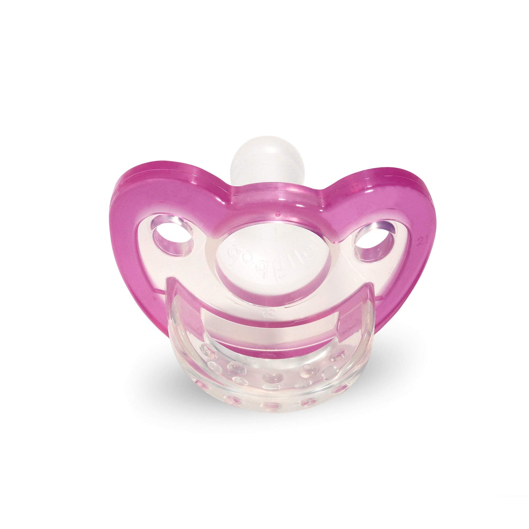 Made in USA badge on RaZbaby JollyPop pacifier packaging
