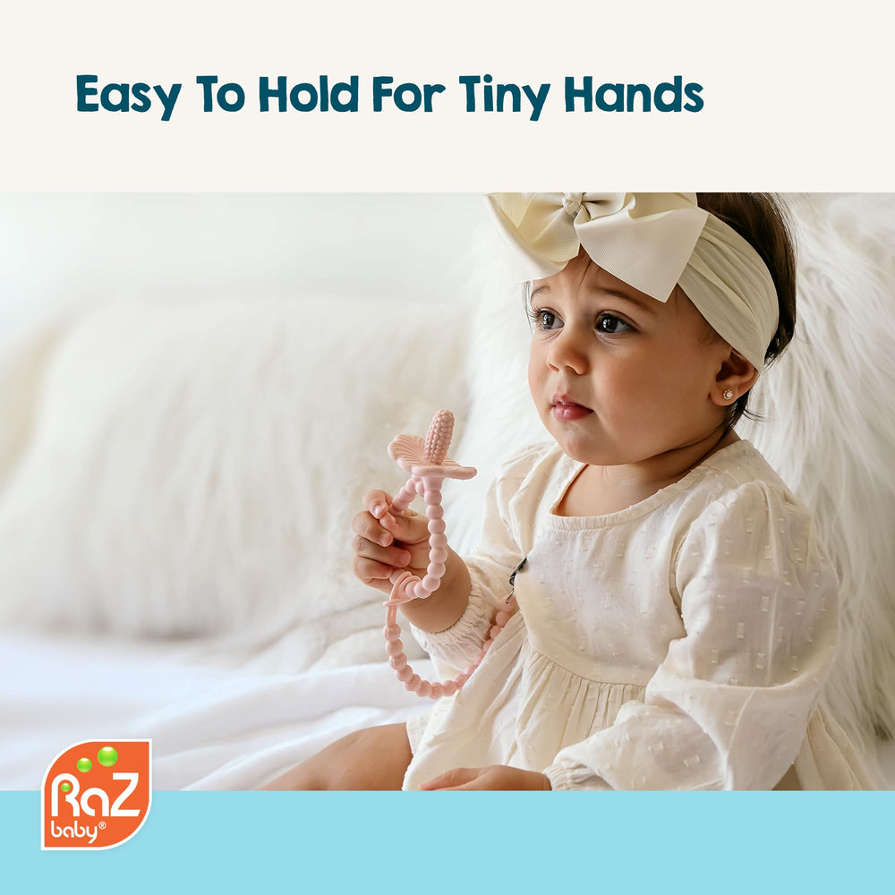 RaZbaby RaZberry Plus teether suitable for light freezing for cooling