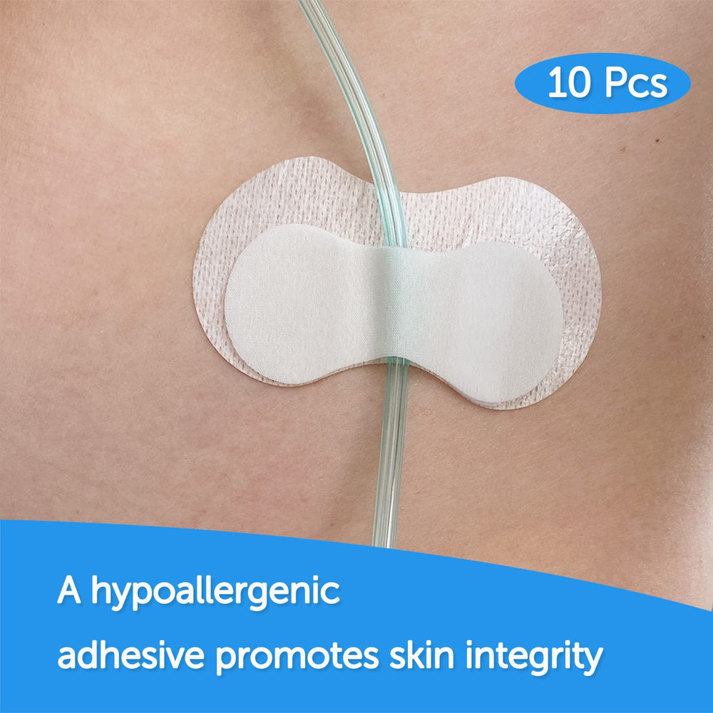 RCARE dressing with air-permeable design to keep skin dry during wear.