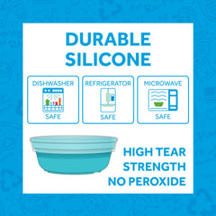 Re-Play 12 oz toddler bowls with deep walls for easy scooping.