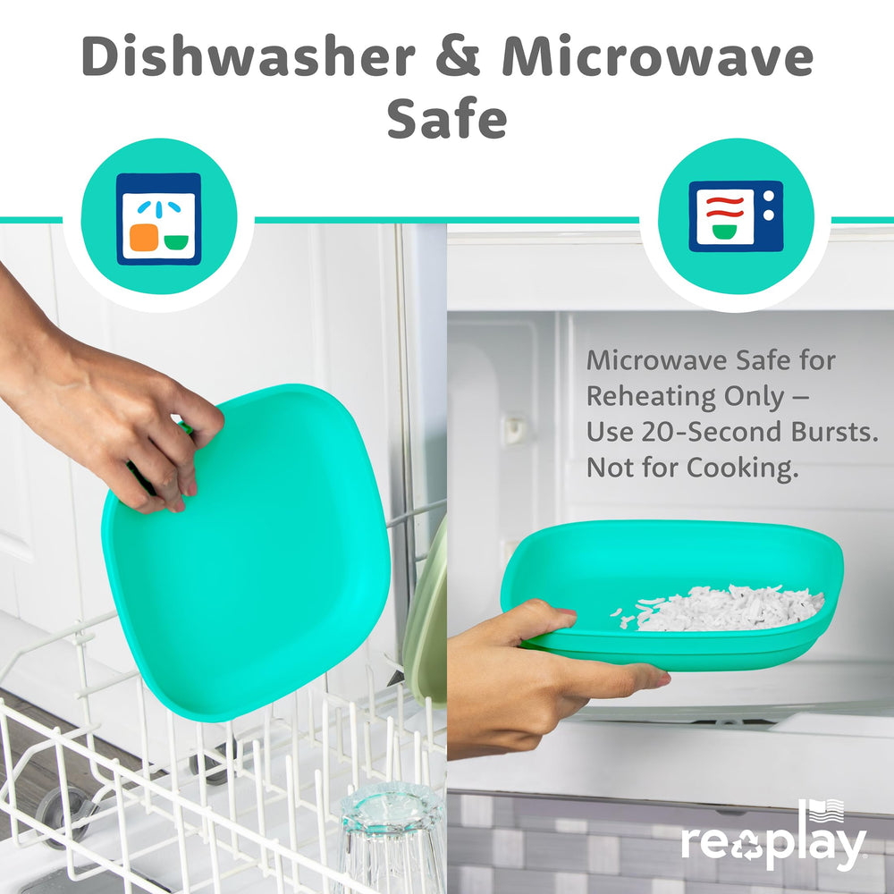 Re-Play portion-friendly plates for small meals and snacks.