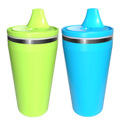 Re-Play sippy cup no-spill spout 10oz keeps drinks contained for mess-free meals.