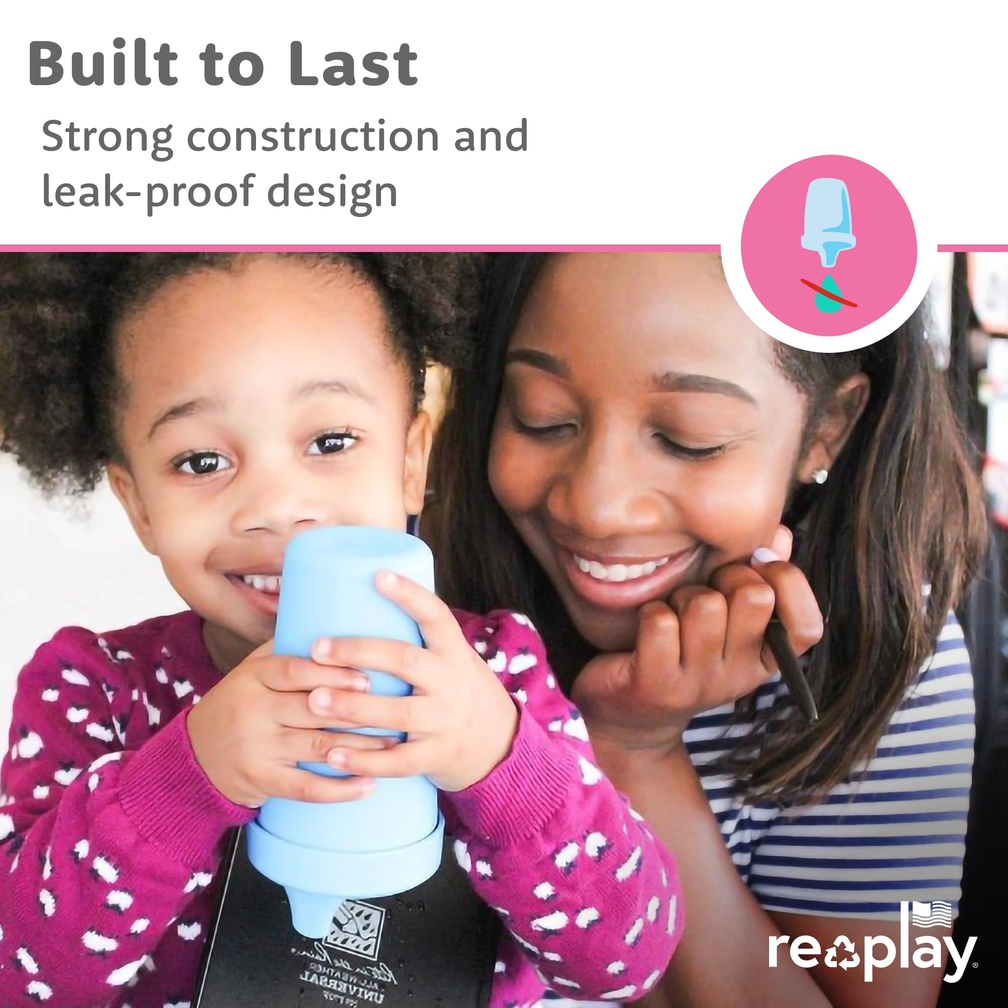 Re-Play stackable cups save kitchen space