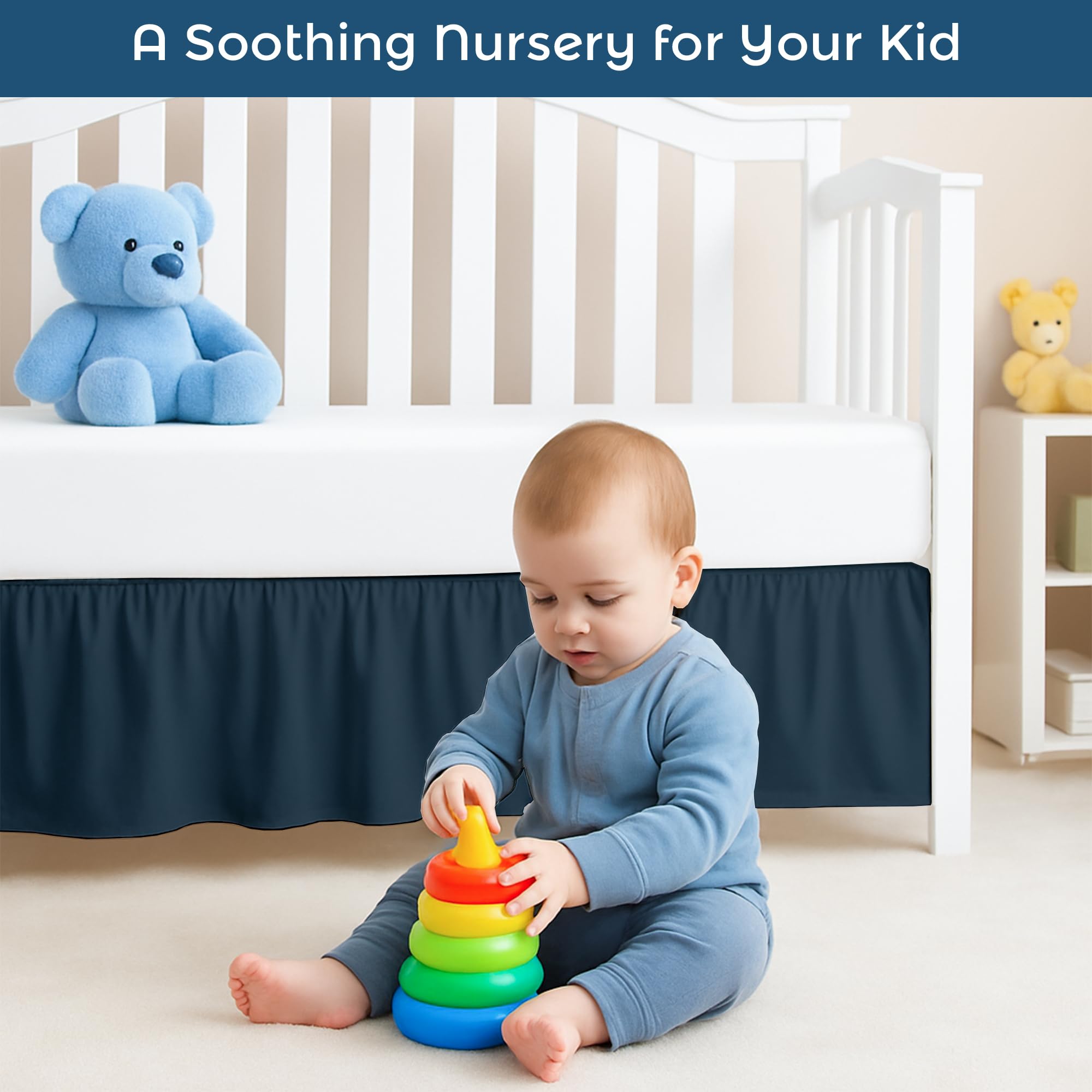 Ready To Rest under-crib storage helps keep nursery tidy and organized