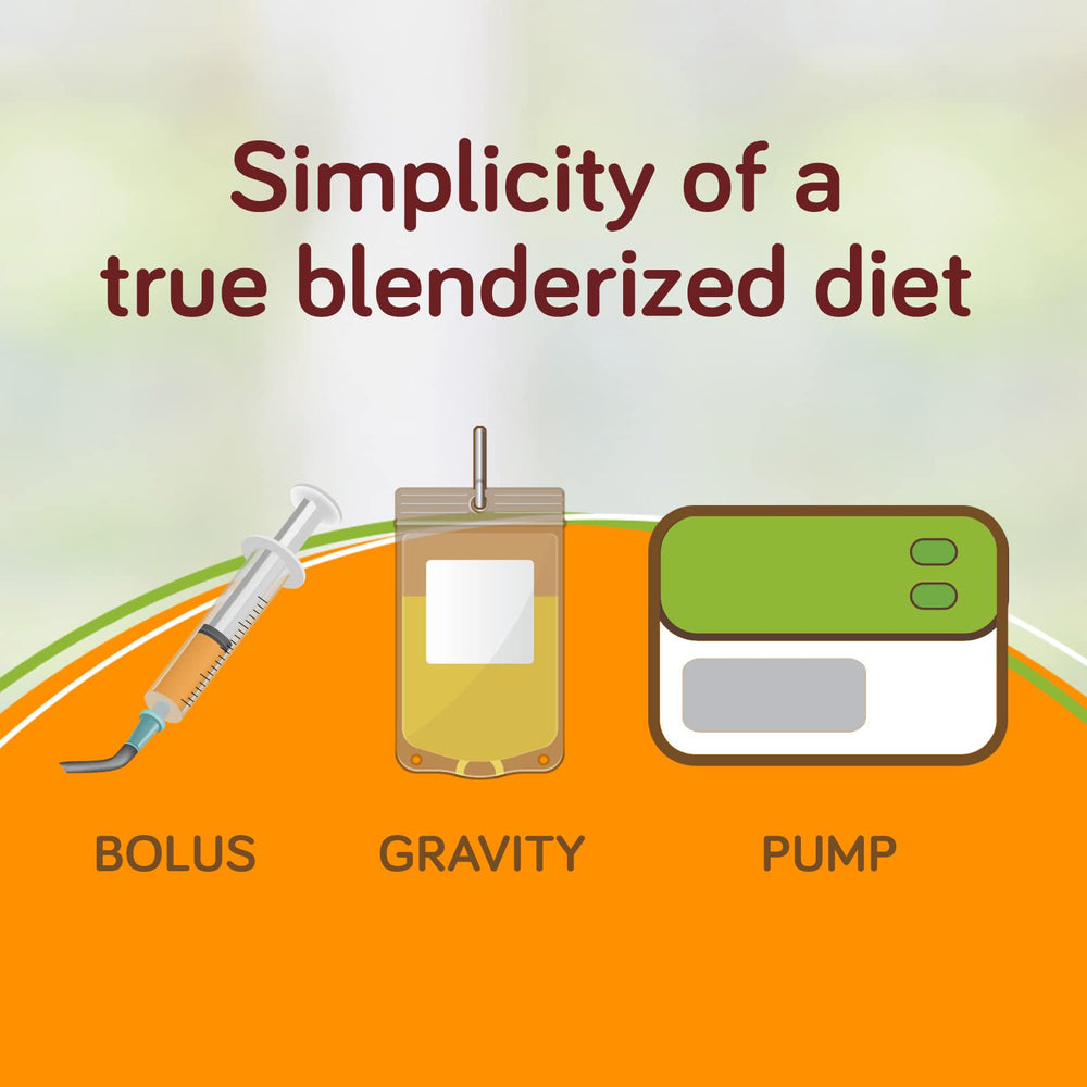 Real Food Blends 340 calories per serving for a complete meal