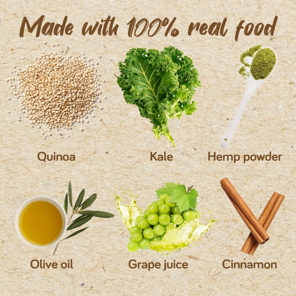 Real Food Blends pouring action demonstrates smooth texture for tube feeding.