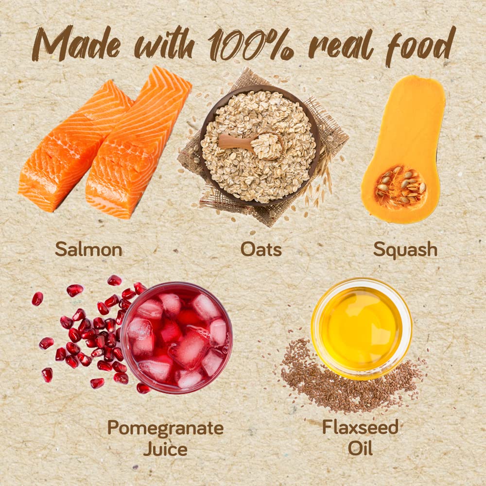 Real Food Blends Salmon, Oats and Squash pump-feeding setup demonstrates versatile administration