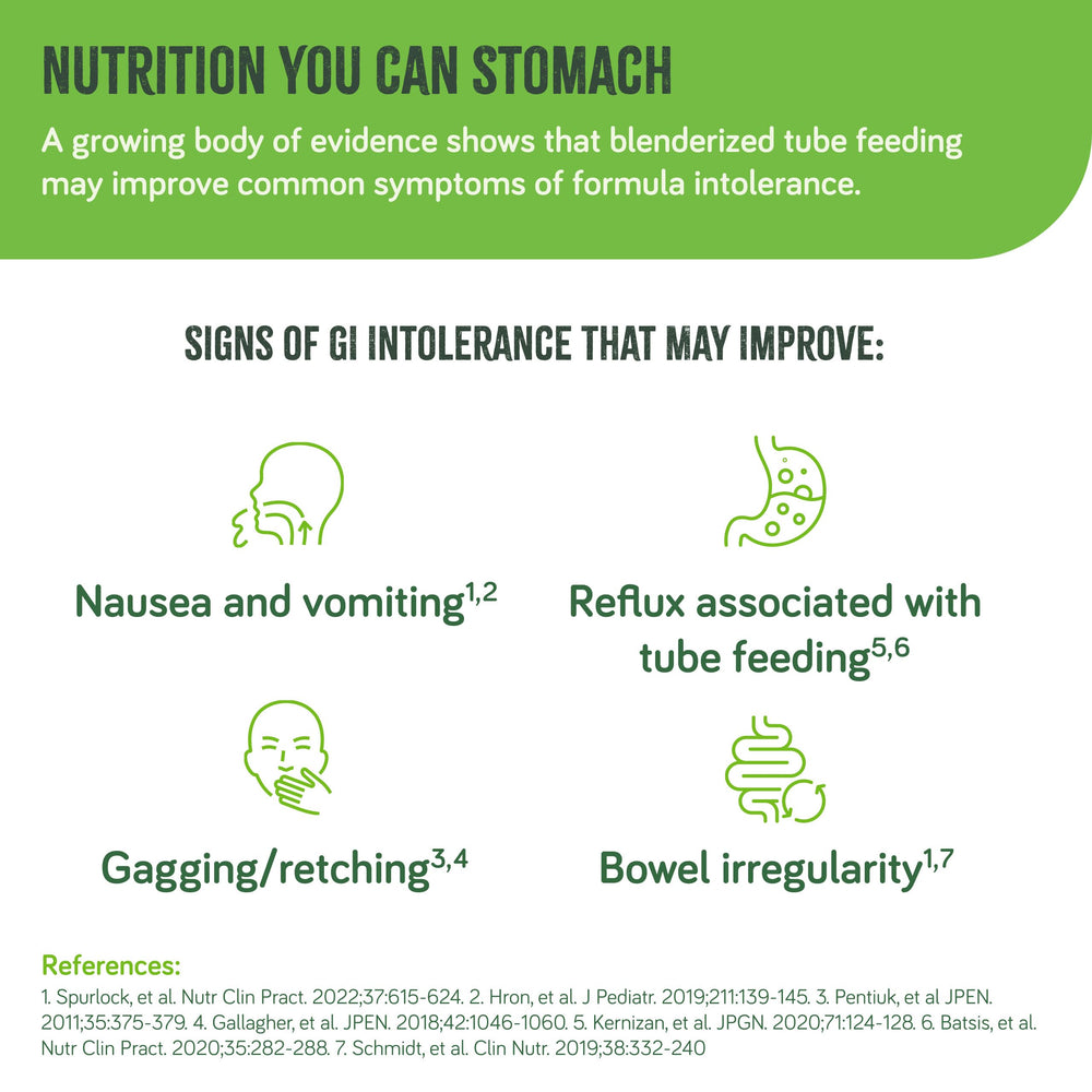 Real Food Blends serving-size depiction suggests use in everyday meal routines