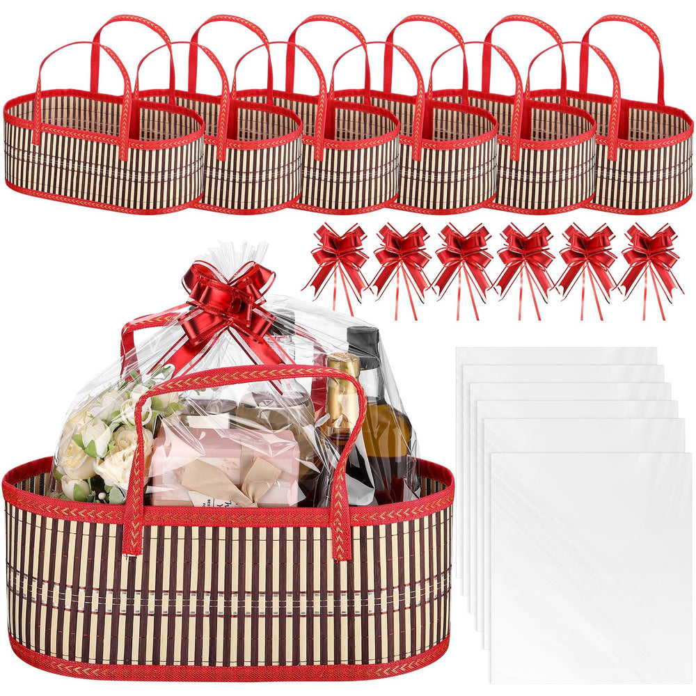 Reallnaive large empty gift basket ready for premium packaging