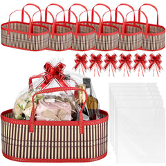 Reallnaive large empty gift basket ready for premium packaging