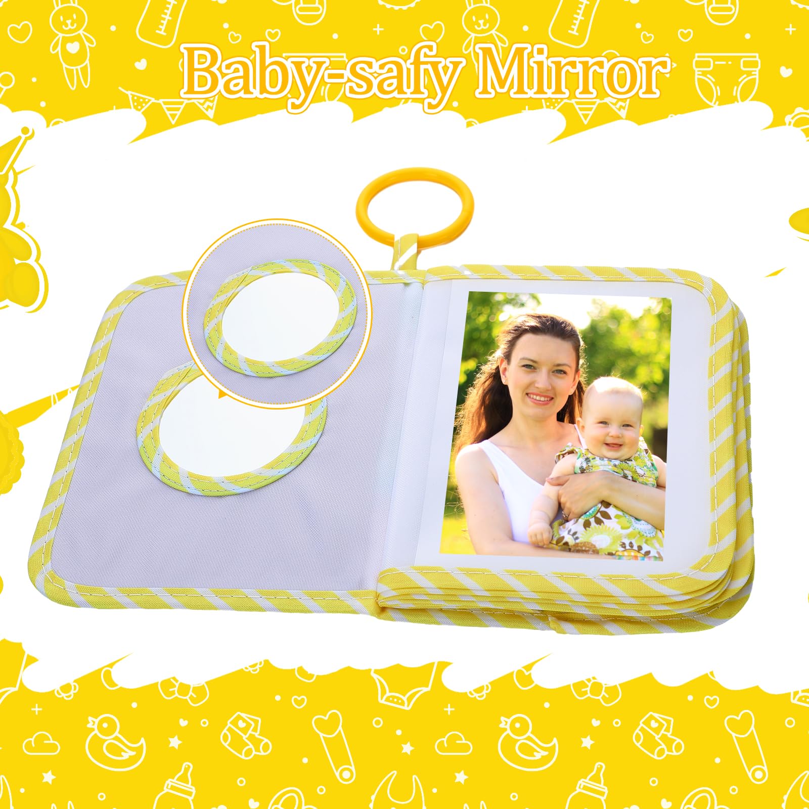 Reallnaive star shaped ring attachment for crib or stroller