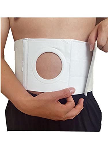 Realmedi ostomy belt localized-compression provides targeted support around the area.