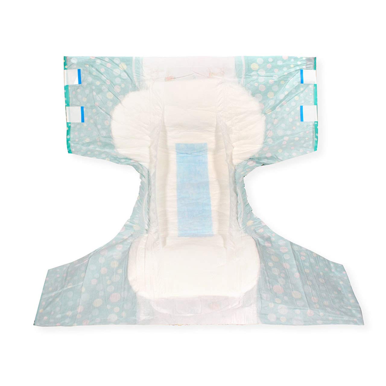 Playful alpaca print adds a friendly touch to the diaper