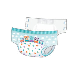 Rearz Critter Caboose Brief Angel Elephant print emphasizes bold artwork and robust absorbency for extended wear.