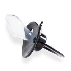 Rearz Fixx jumbo adult pacifier in black silicone teat for comfort and focus.