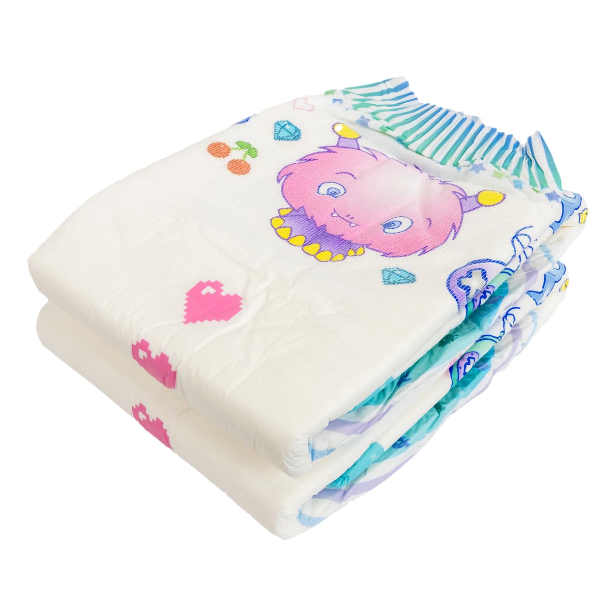 Rearz Lil Monsters diaper front-tape design option for customization and style