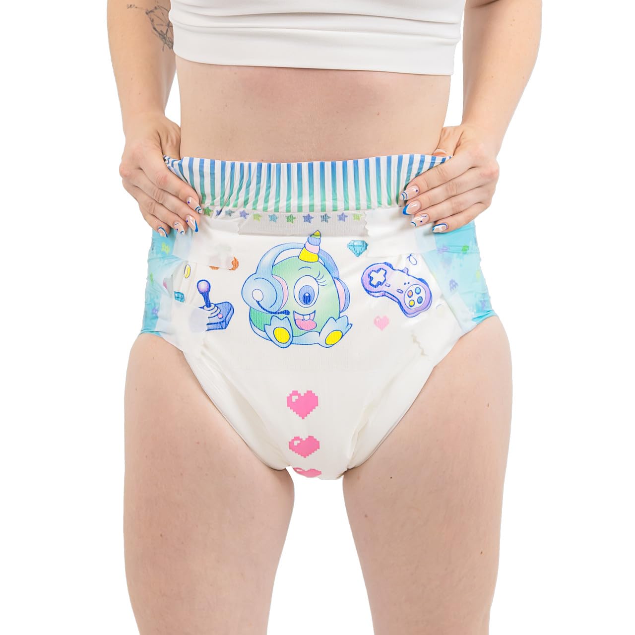 Rearz Lil Monsters standing leak guards seen in action