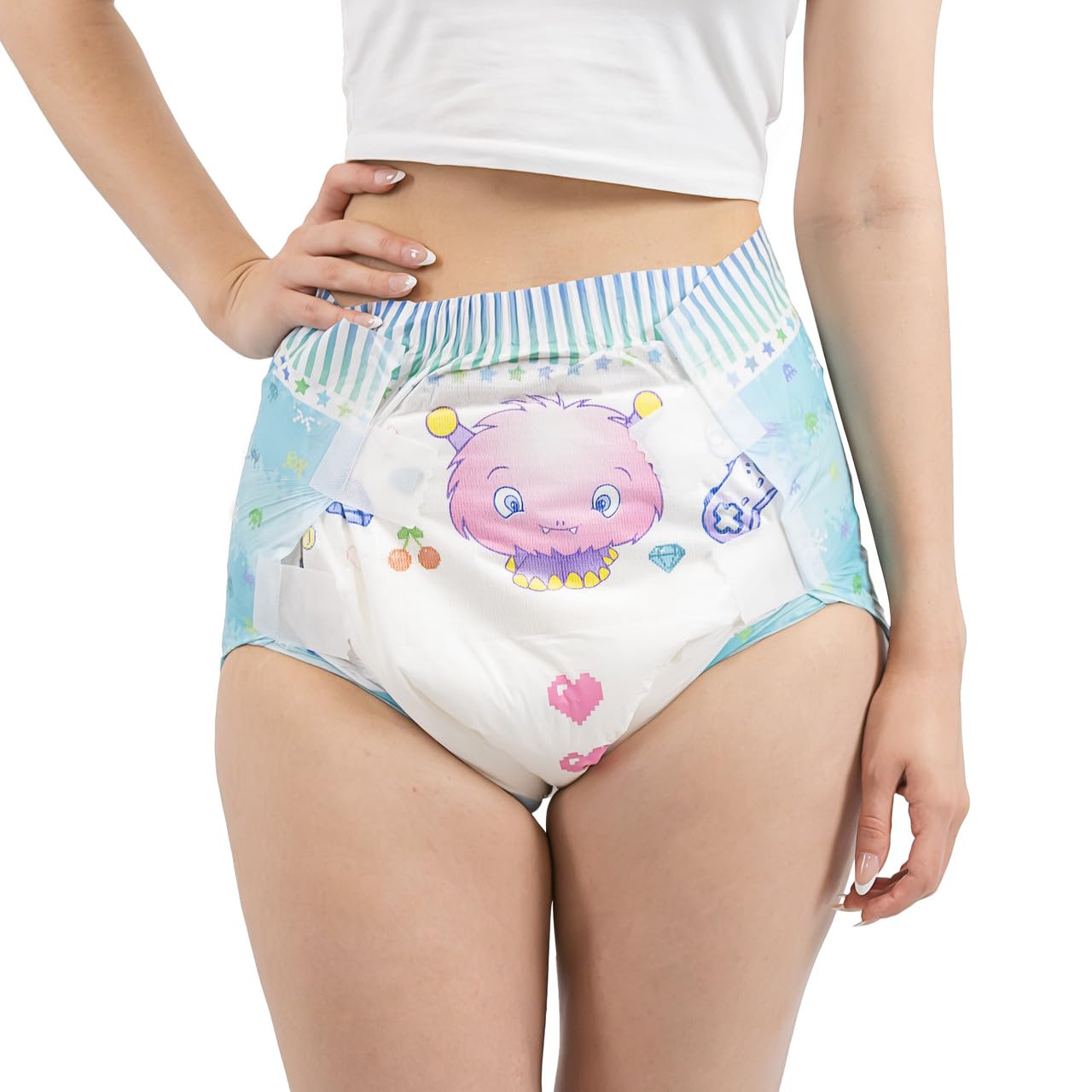 Rearz Lil Monsters sample pack includes two diapers