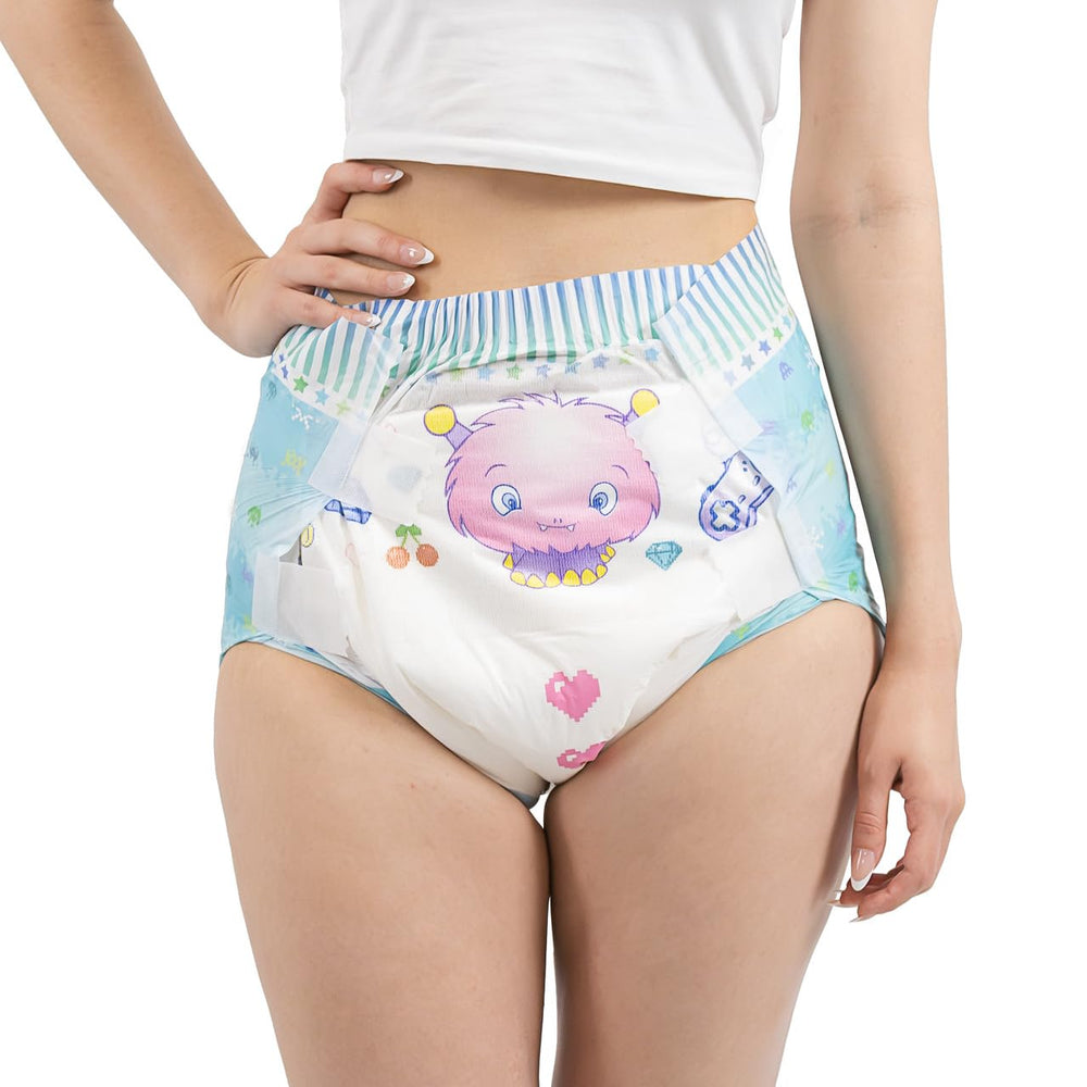 Rearz Lil Monsters sample pack includes two diapers