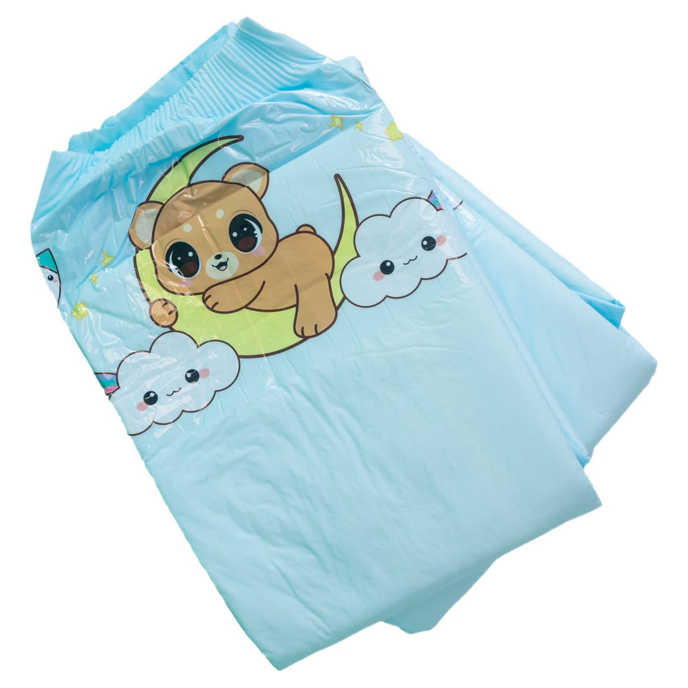 Rearz Lunar Cub 12L baby-blue plastic backing evokes moonlit calm.