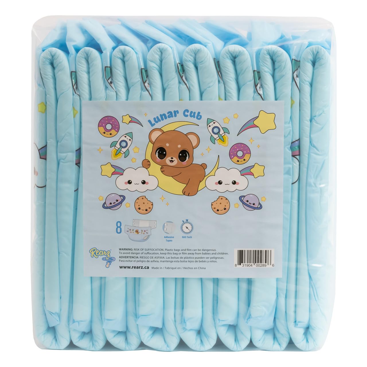 Rearz Lunar Cub 12L thick fluffy core for extended dryness.