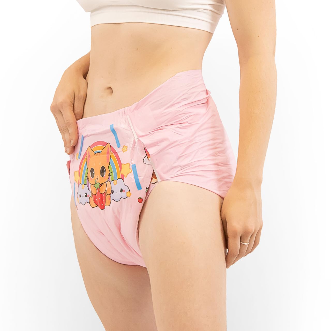 Rearz Omutsu Purrfection thicker fluffier core enhances comfort and protection.