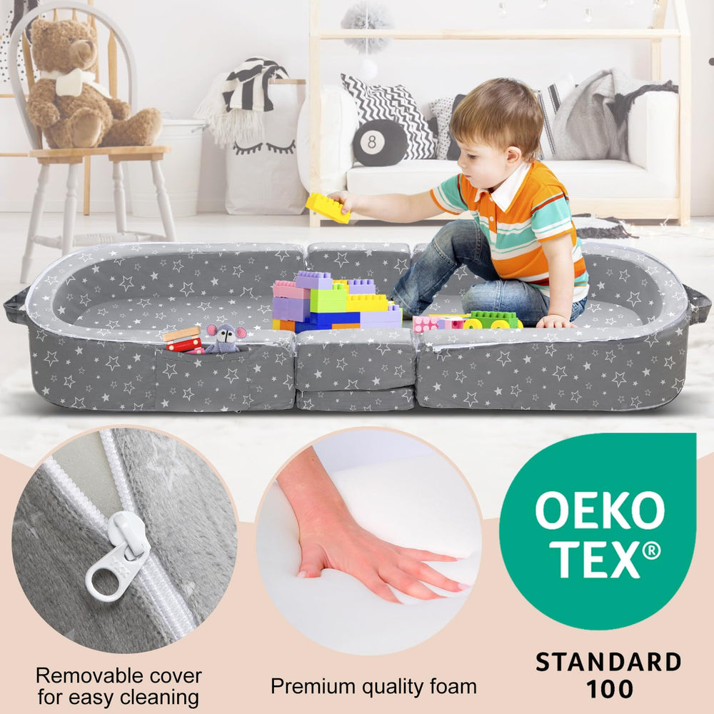 REAWUL foldable bed foam detail highlighting breathable 25D foam