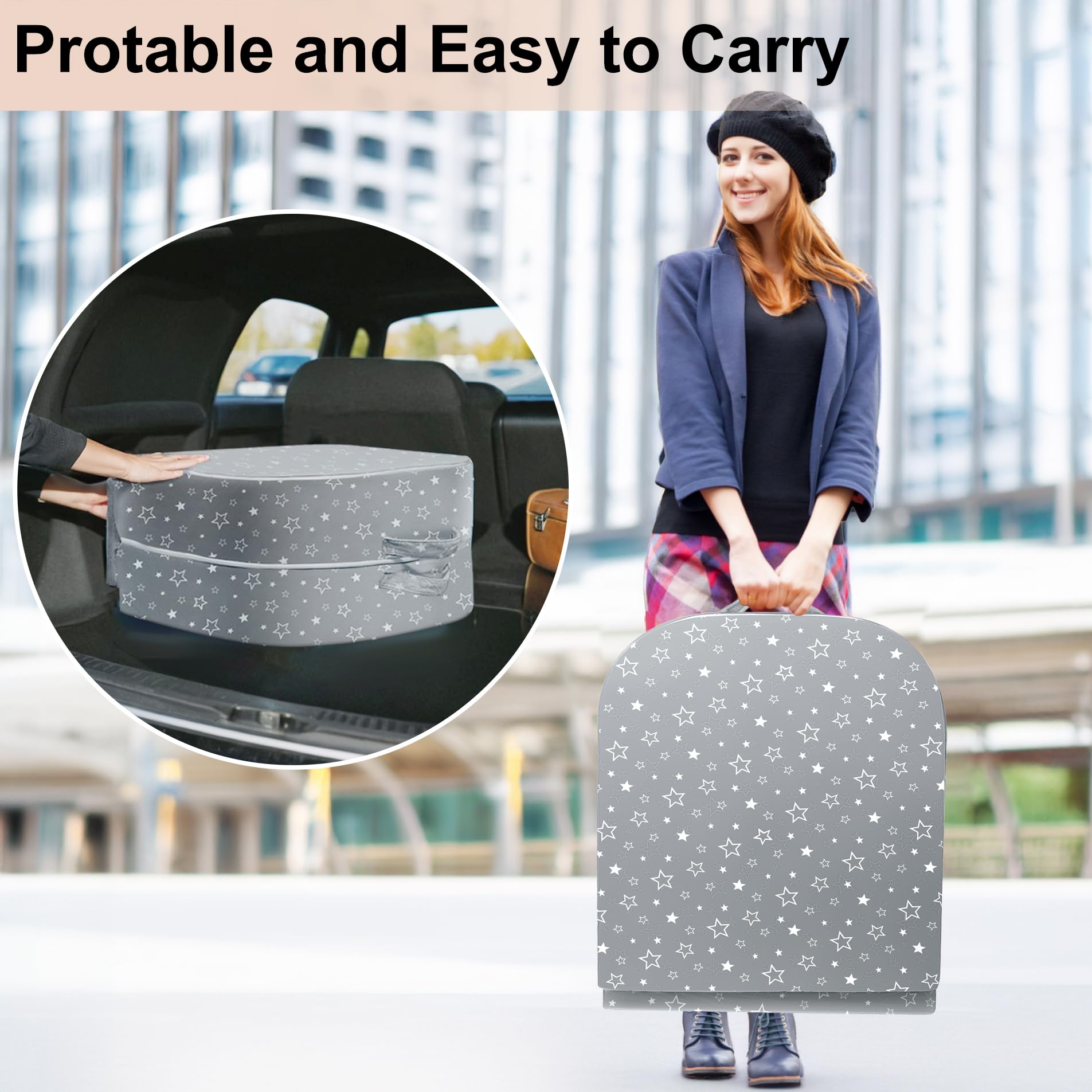REAWUL portable bed lightweight at 5.5 pounds for travel