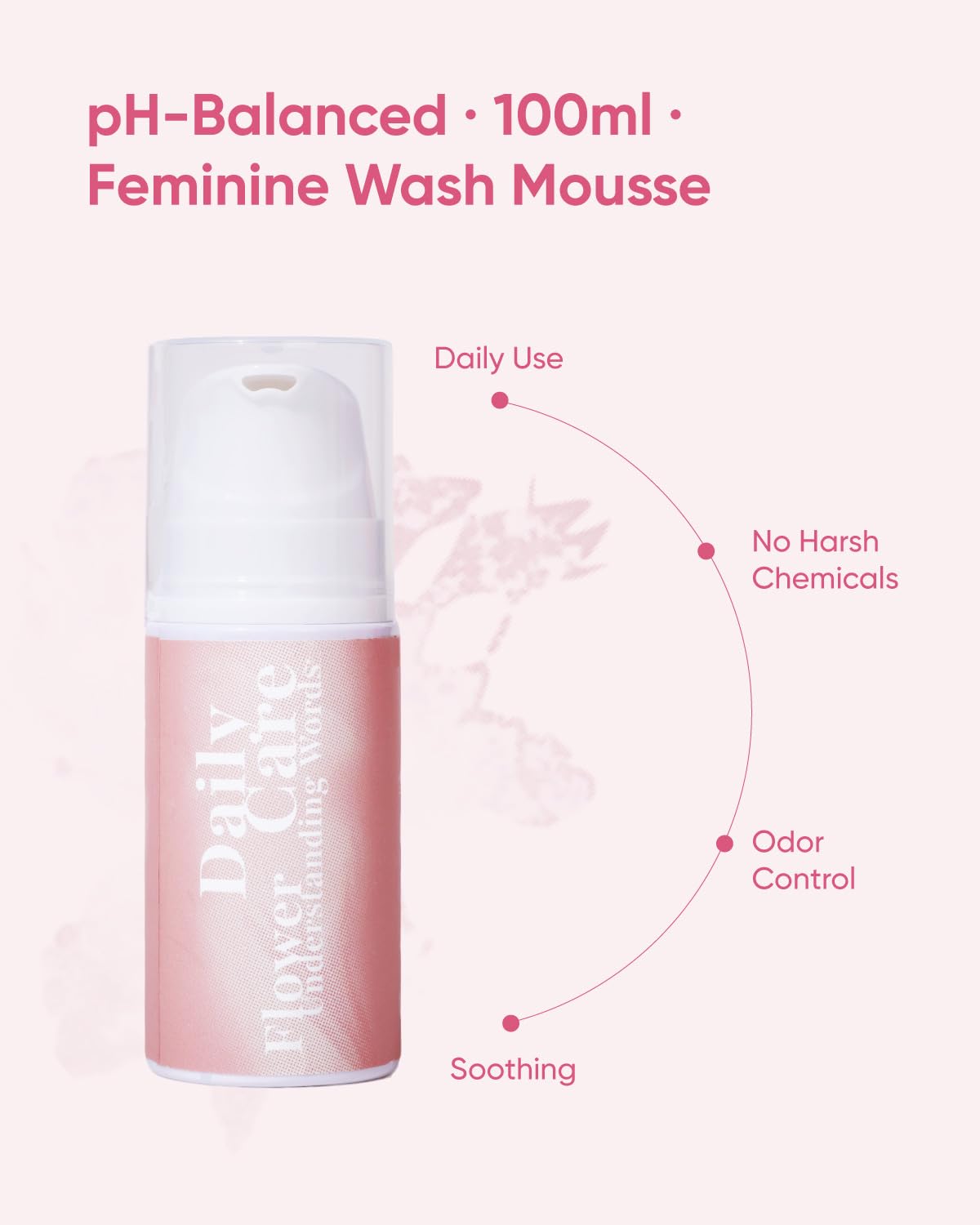 REBODY SAPPHO foam lather close-up showing smooth, everyday cleansing texture.