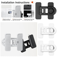 RecDec rotating switch lock blends discreetly with furniture