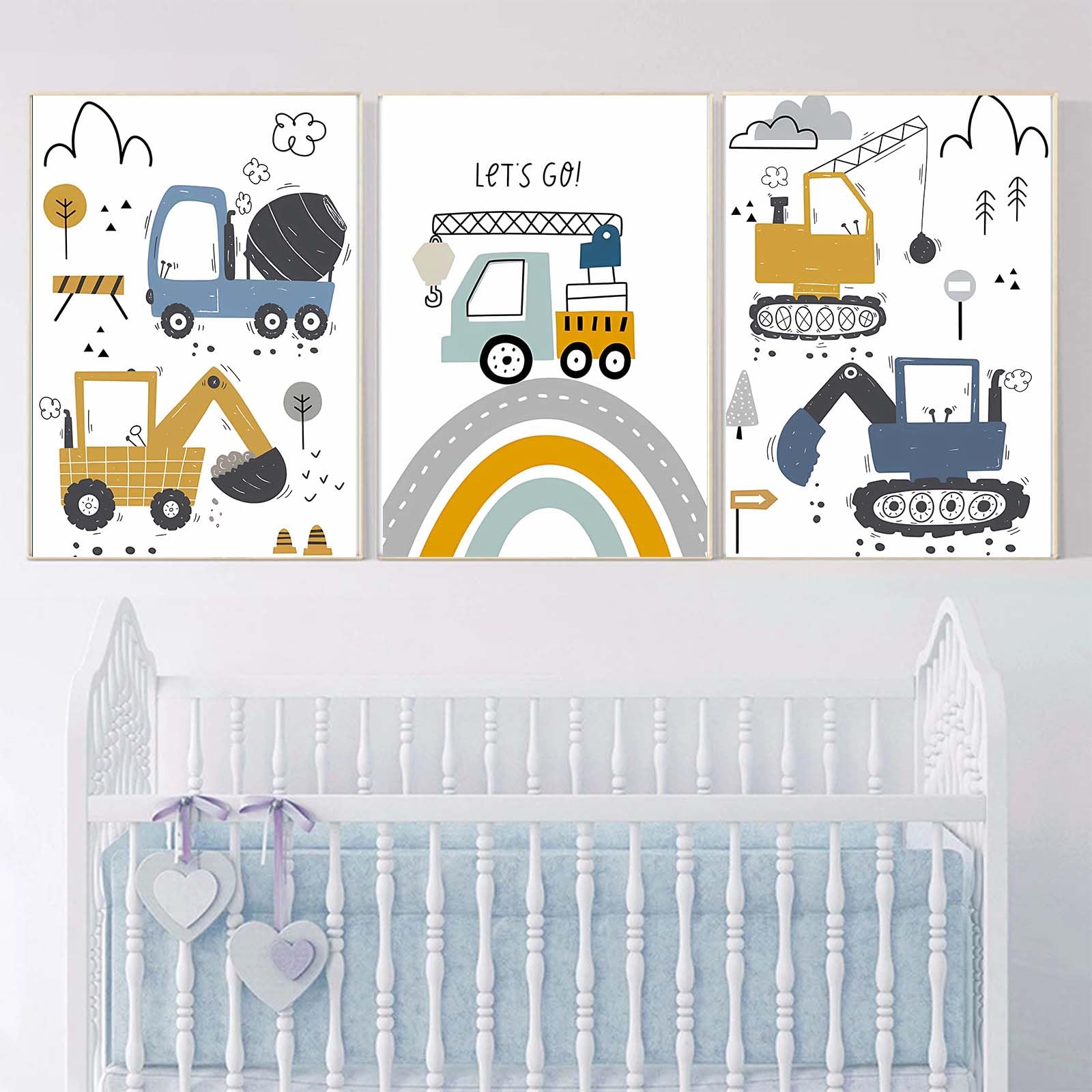Recrtain boys room wall poster enhances personality with vivid colors