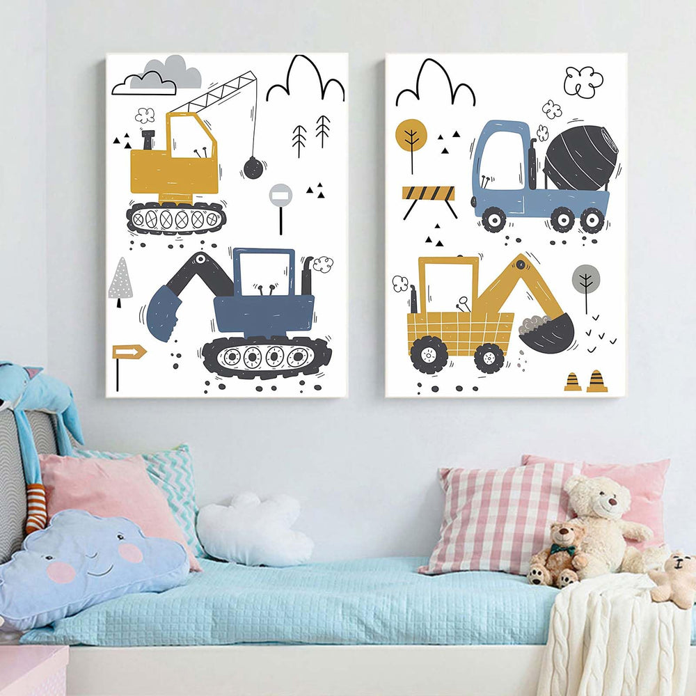 Recrtain engineering-themed canvas print delivers bold visuals for imagination