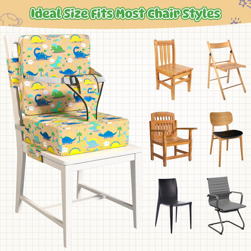 Redcoutt booster seat anti-scratch contact points protect furniture during meals