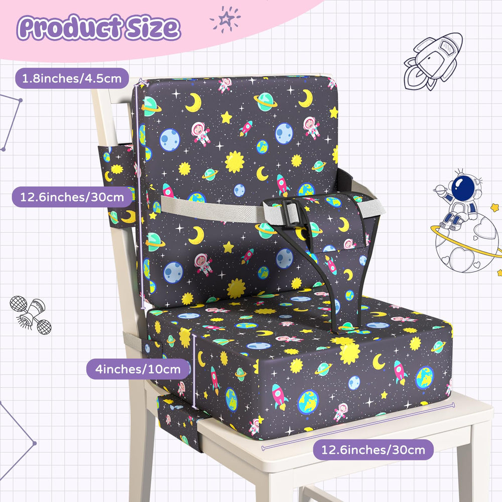 Redcoutt booster seat surface is simple to wipe clean.