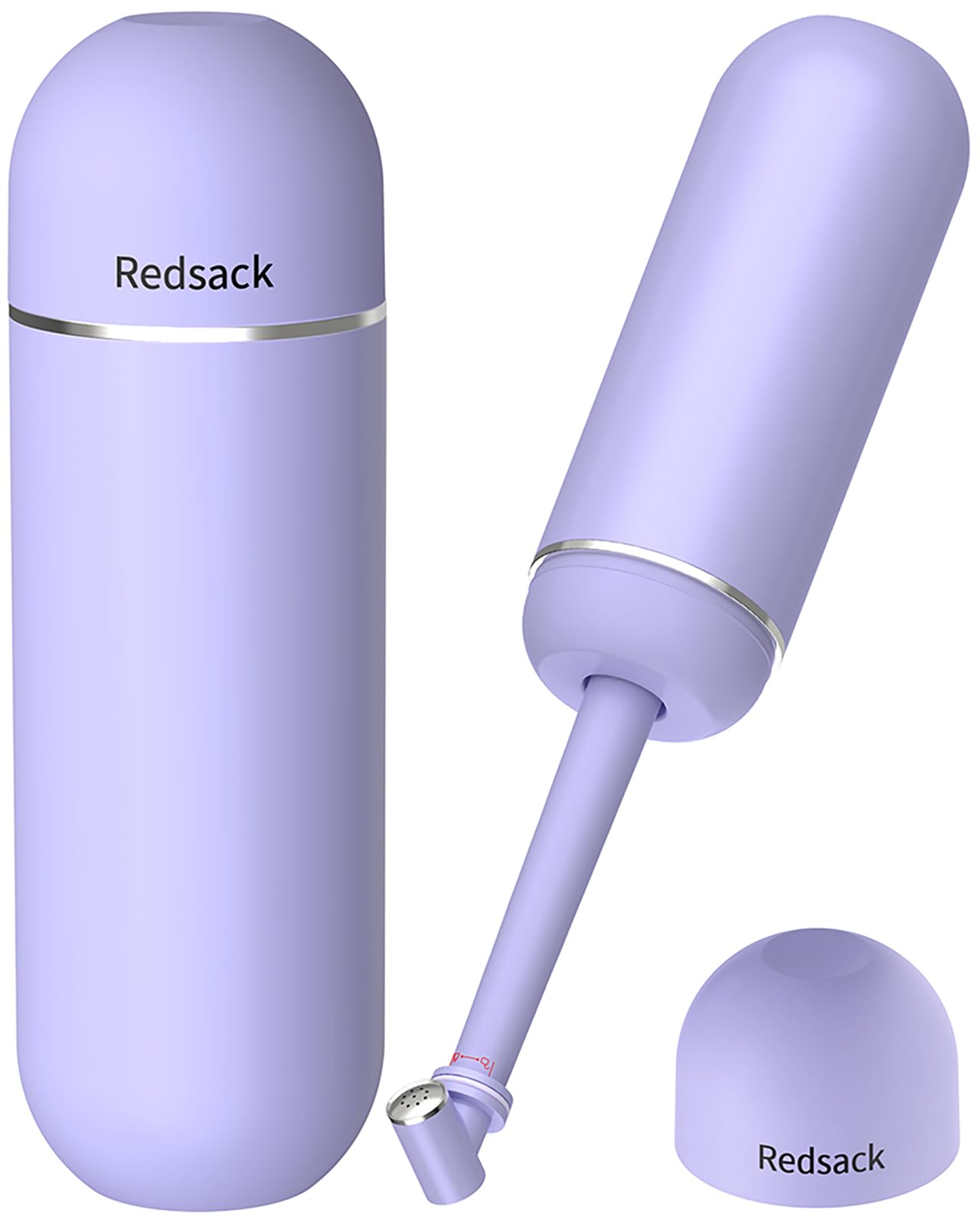 Redsack portable bidet with 380 ml water storage for travel hygiene