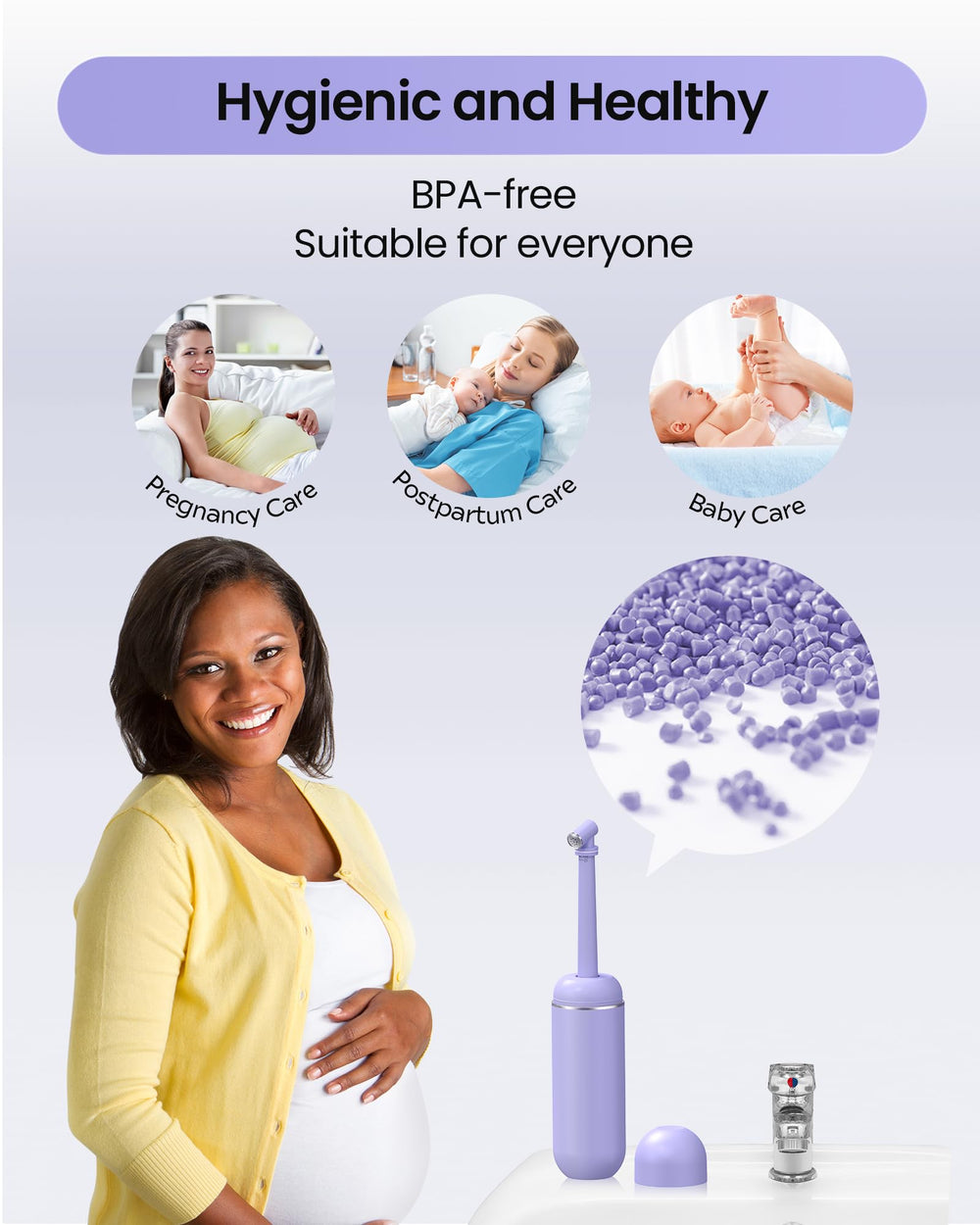 BPA-free material for safe, family-friendly use