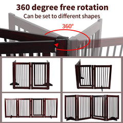 RedFinches gate with non-slip feet provides stable setup when nudged by pets.