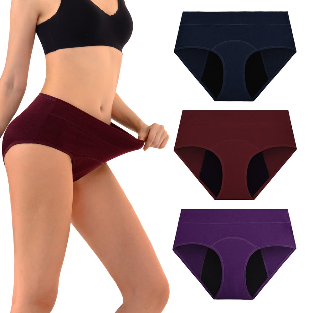 Redoll women's leak-resistant underwear soft-cotton-fabric close-up for daily comfort