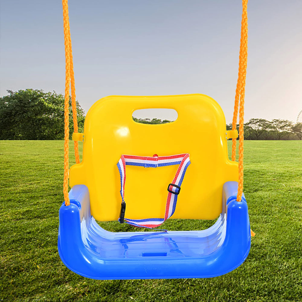 RedSwing outdoor swing seat adapts from infants to teens for versatile playground use.