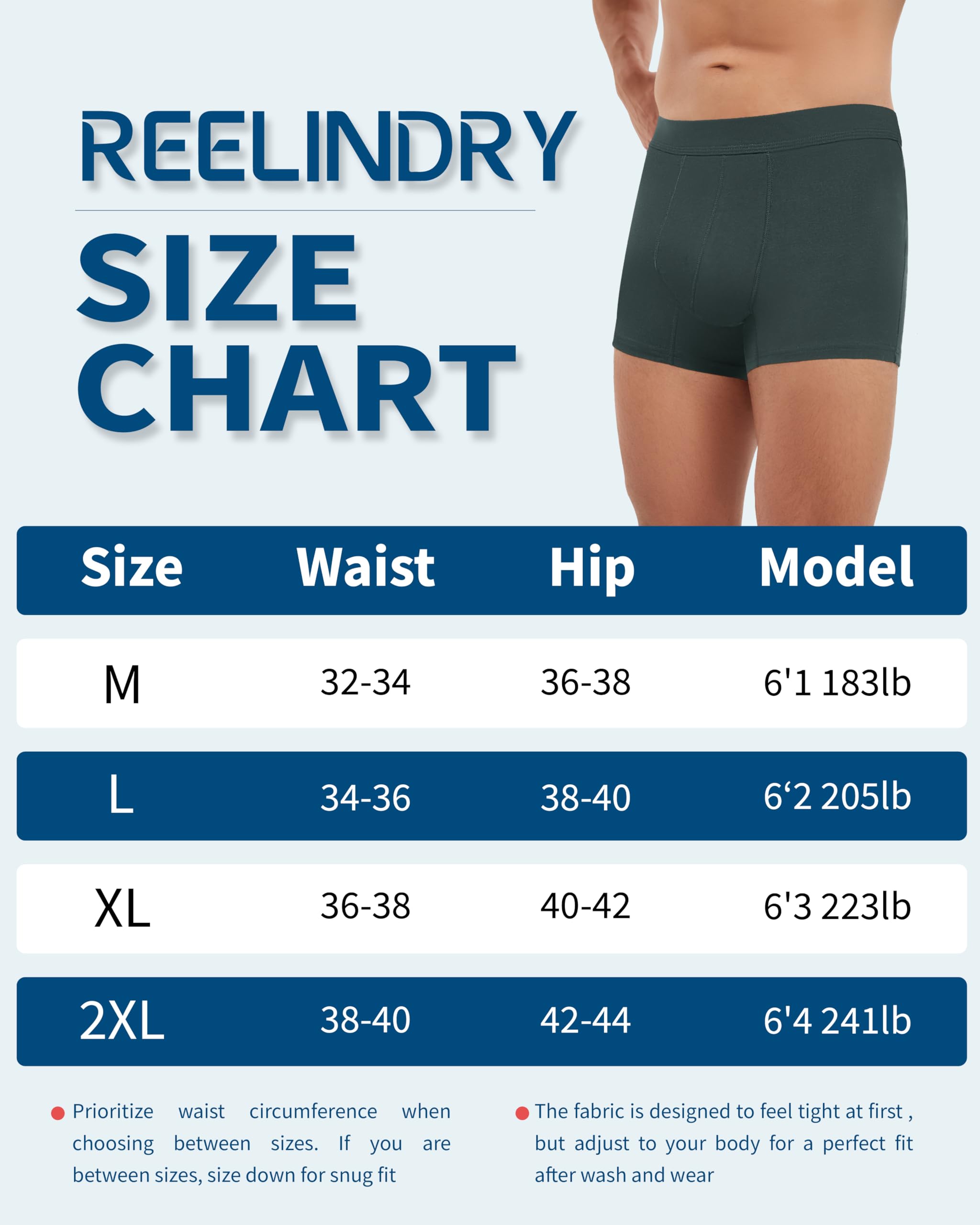 REELINDRY covered waistband detail for secure, smooth fit
