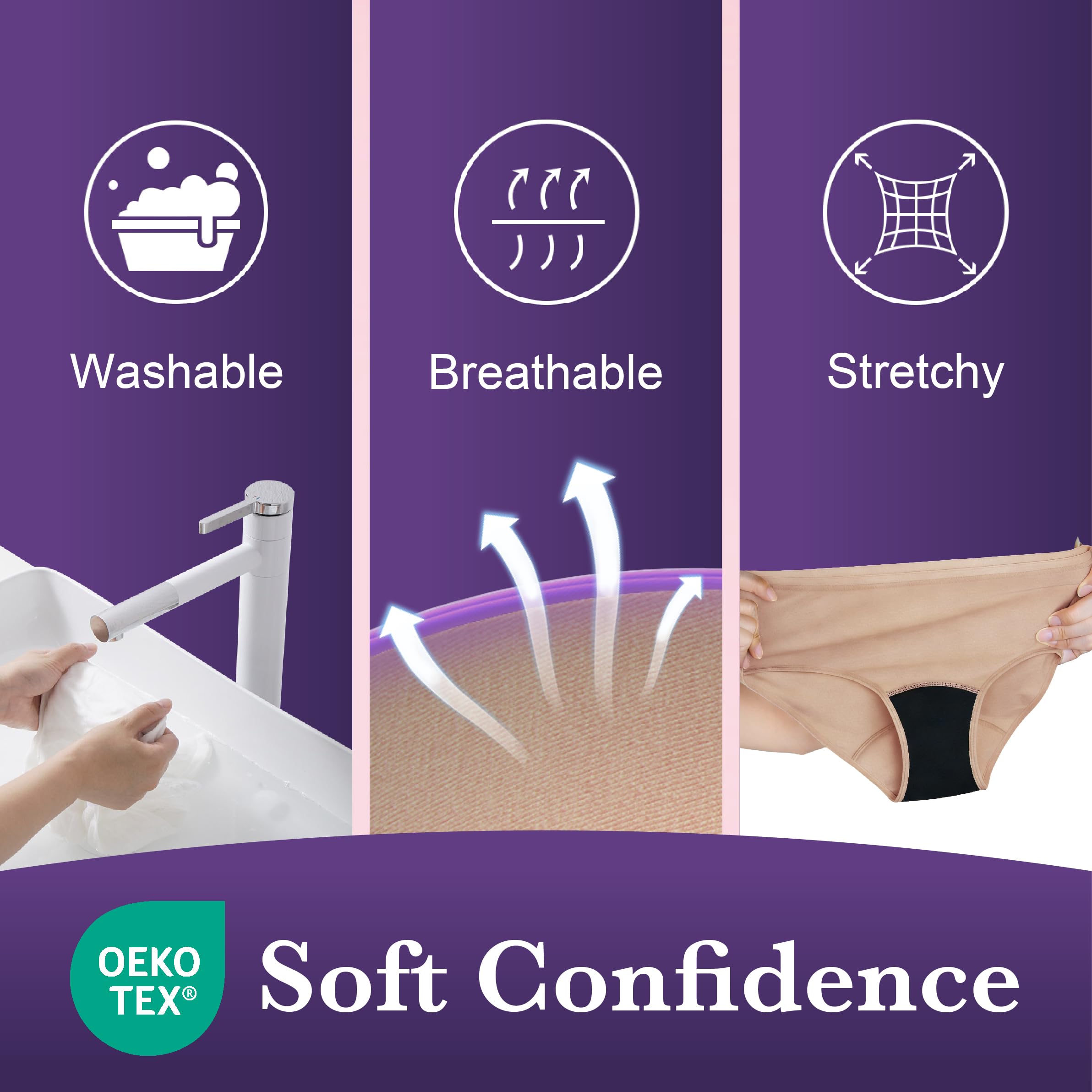 REELINDRY daily-protection briefs for work, yoga, or running