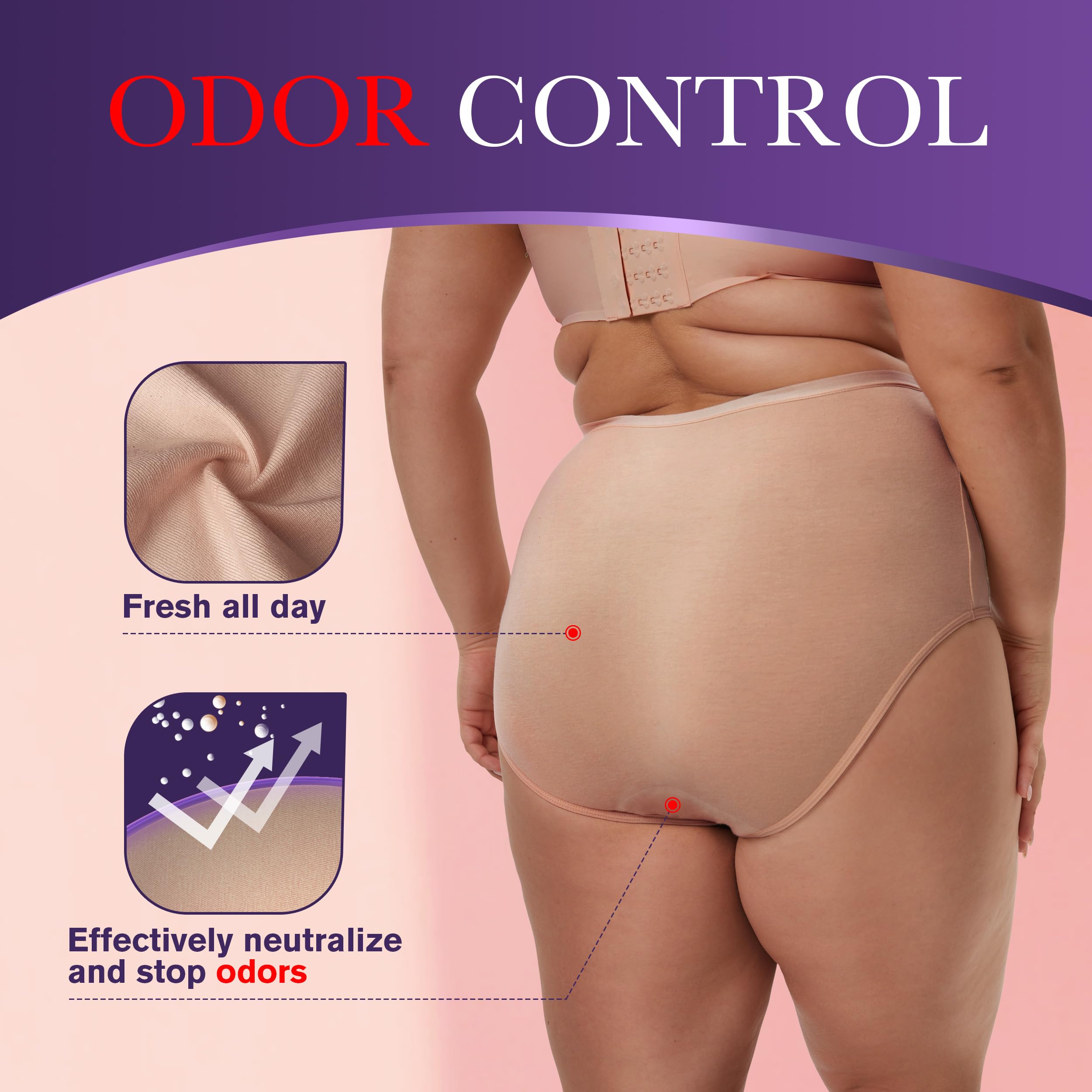 REELINDRY high-rise-design underwear provides abdominal support under outfits