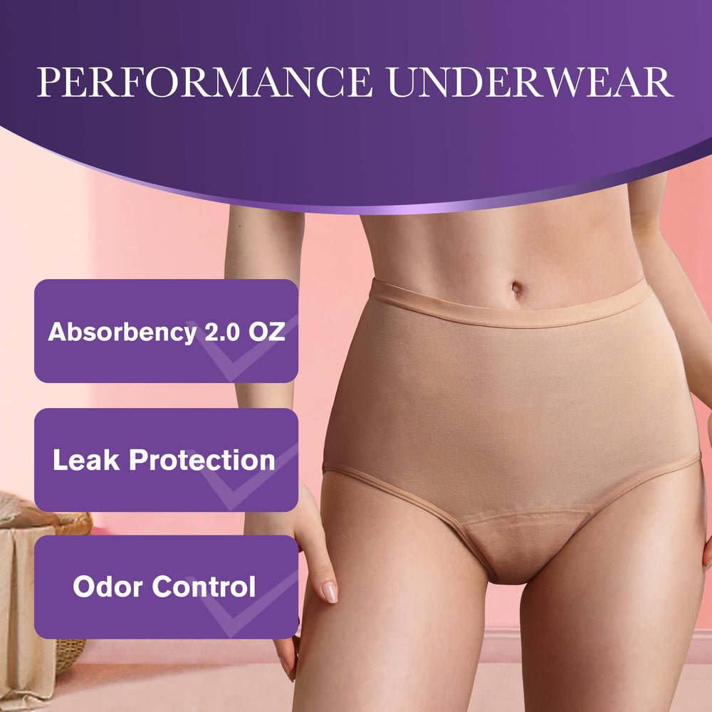 REELINDRY leak-guard-technology underwear ensures secure fit during activity like yoga or running