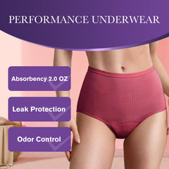 REELINDRY underwear demonstrating leak guard technology during activity