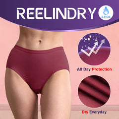 REELINDRY side view showing mid-waist fit and discreet absorbency