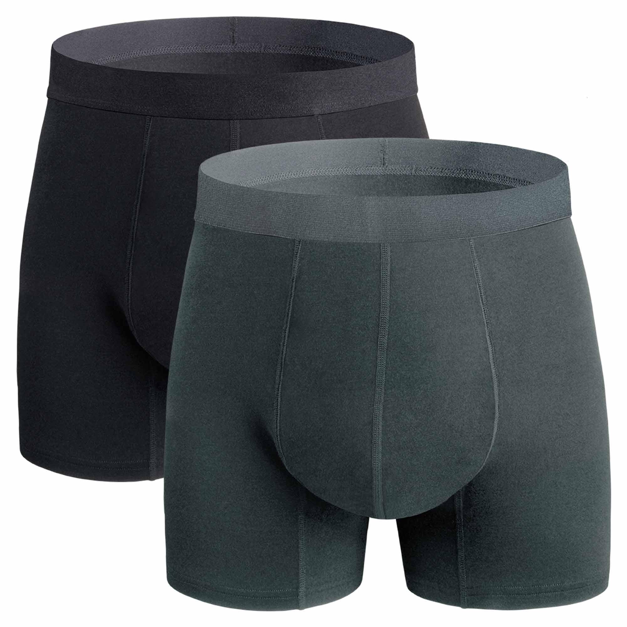 REELINDRY men's incontinence underwear 2-pack on display, discreet daily protection.