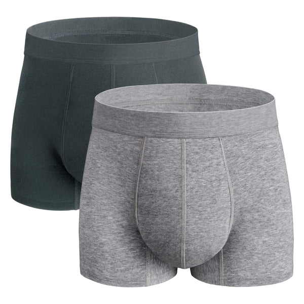 REELINDRY men's underwear dark gray front view, discreet protection for light to moderate leaks