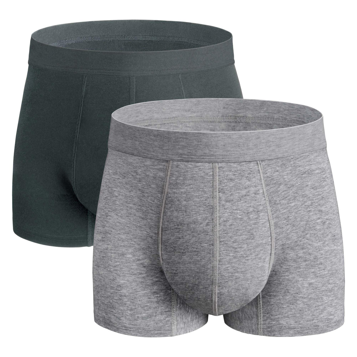REELINDRY men's underwear dark gray front view, discreet protection for light to moderate leaks