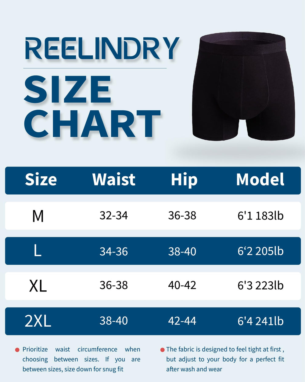 REELINDRY underwear shown during activity highlights versatile use like travel and exercise.
