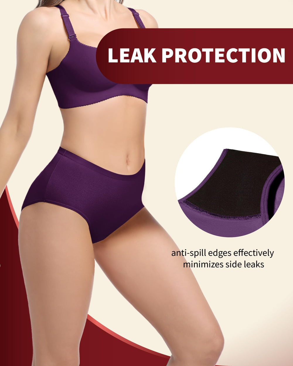 REELINDRY multi-layer-structure cross-section suggests moisture-wicking and quick absorption.